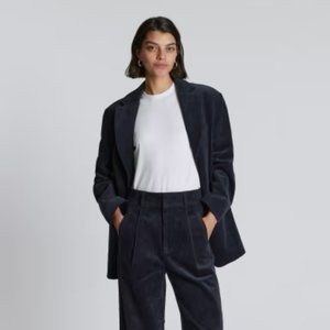 Midnight Navy Corduroy Blazer